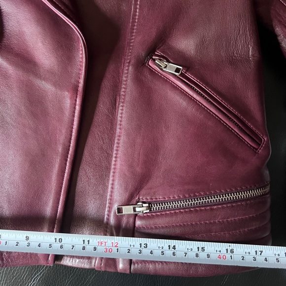 Maje Leather Jacket - Picture 5 of 6